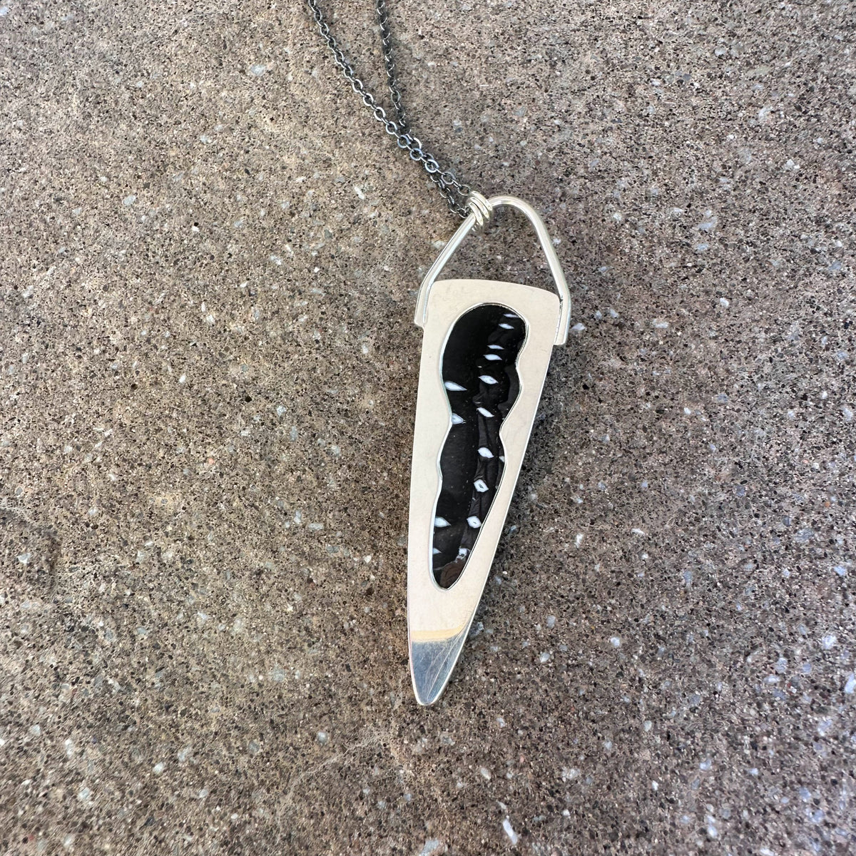 Petrified Spruce Wood pendant – Patti Page Jewelry