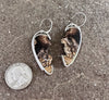Hells Canyon petrified wood earrings