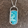 Opalized Crysocolla Pendant