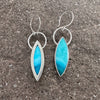 Opalized Chrysocolla Earrings